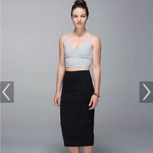 Comfy and stylish Lululemon pencil skirt .